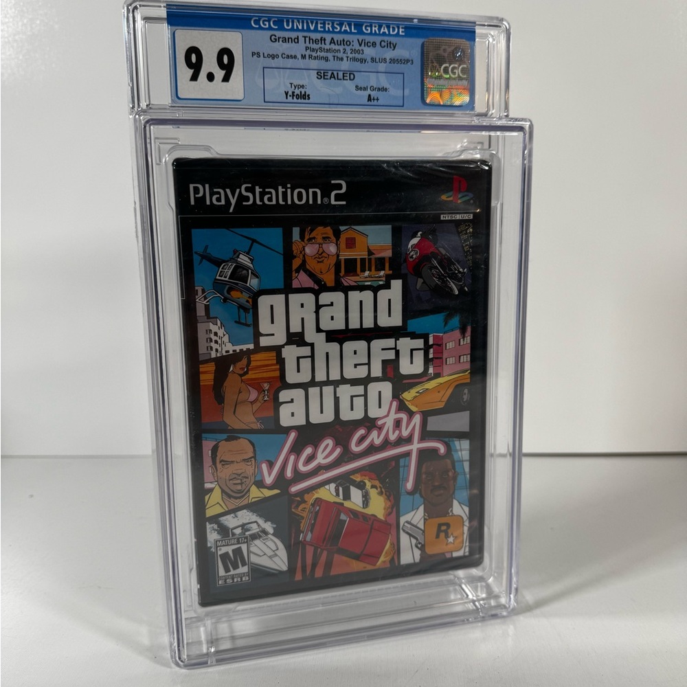 Grand Theft Auto: Vice City (PS2) – CGC 9.9 A++ Sealed